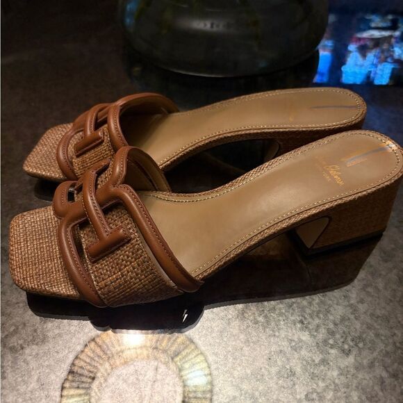 Sam Edelman Waylon Raffia Slides - Picture 6 of 7